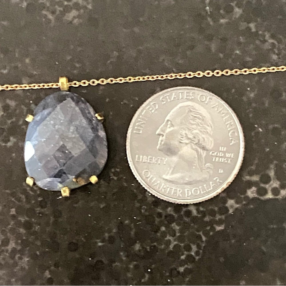 🌟HOST PICK🌟 NWT Lucky Brand Genuine Sapphire Pendant - Picture 11 of 12